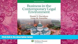 Big Deals  Business in the Contemporary Legal Environment (Aspen College)  Best Seller Books Most