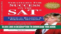 [PDF] Strategies for Success on the SAT: Critical Reading   Writing Sections: Secrets, Tips and