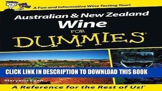 [New] Ebook Australian and New Zealand Wine For Dummies Free Online