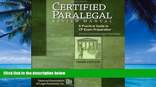 Big Deals  Certified Paralegal Review Manual: A Practical Guide to CP Exam Preparation (Test