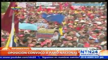 “Cerrado por ausencia laboral”, los carteles de algunos comercios en día de paro cívico en Venezuela