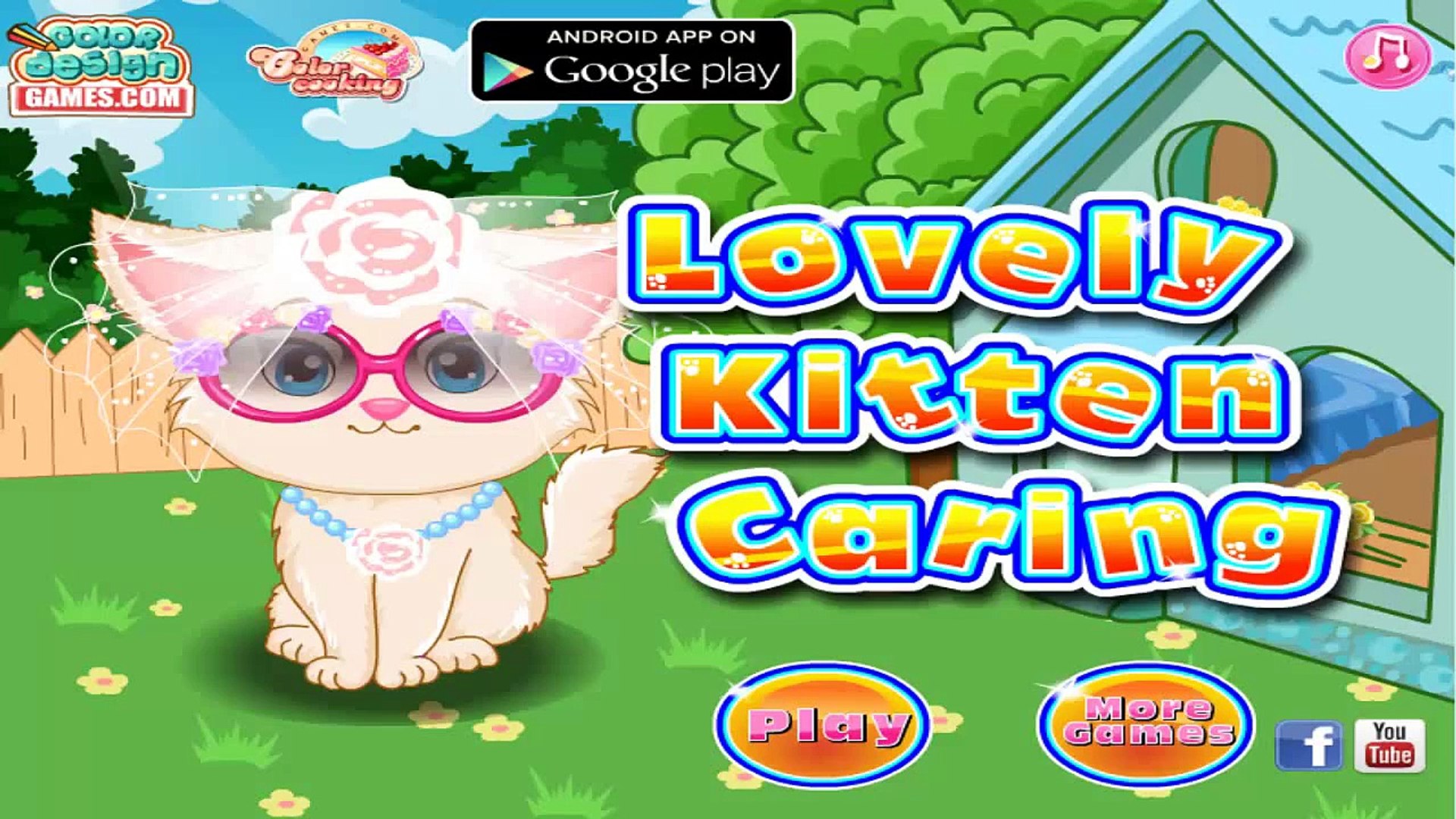 ⁣Lovely Kitten Caring | Children Games To Play | totalkidsonline