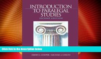 Big Deals  Introduction To Paralegal Studies  Best Seller Books Most Wanted