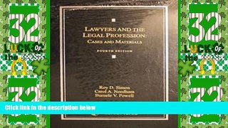 Big Deals  Lawyers and the Legal Profession: Cases and Materials  Best Seller Books Best Seller