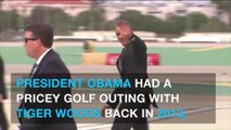 President Obama spent millions in taxpayer money on golf outing with Tiger Woods