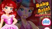 Princess Mermaid Disney Baby Ariel Makeover - Games for little kids