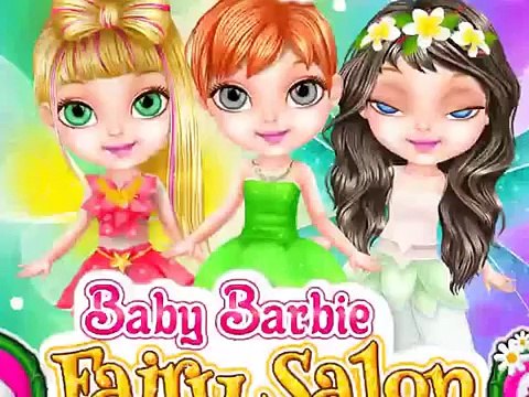 BABY BARBIE FAIRY SALON GAME - SPA GAMES FOR LITTLE GIRLS