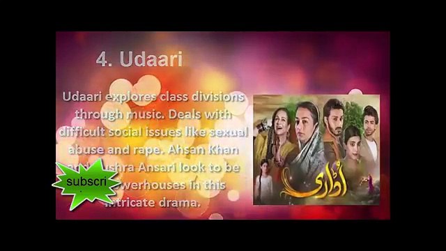 TOP 5 PAKISTANI DRAMAS 2016 INCLUDING TUM KON PIYA