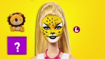 Barbie Toys Face painting - Barbie dolls makeup