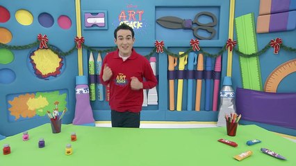 Art attack - Les chaussettes du Père Noël - Sur Disney Junior - VF