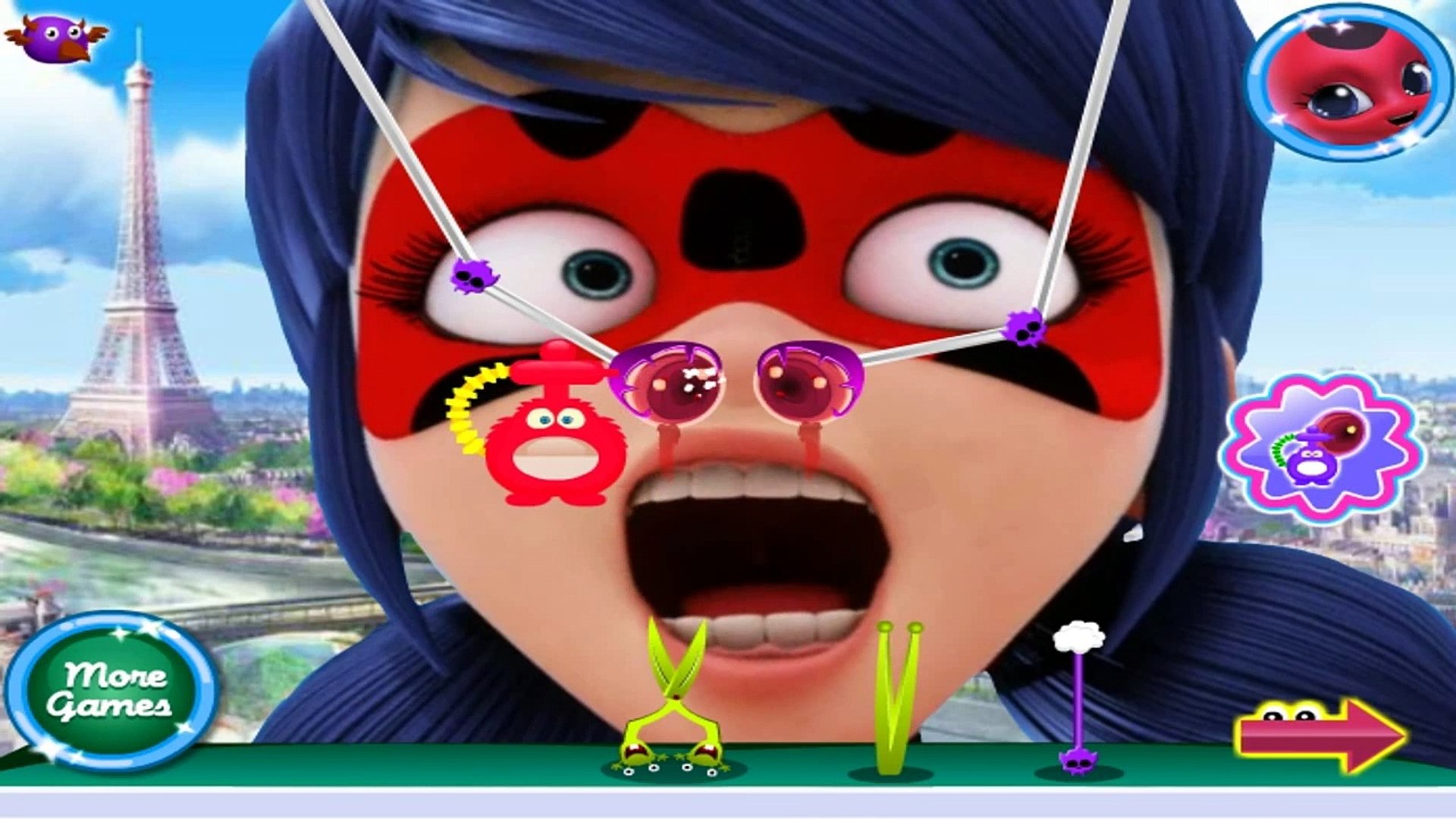 Miraculous Ladybug Nose Problems | miraculous ladybug and cat noir | doctor games