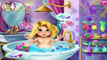 Disney Princess Tangled Baby Rapunzel Bath Care Game For Kids