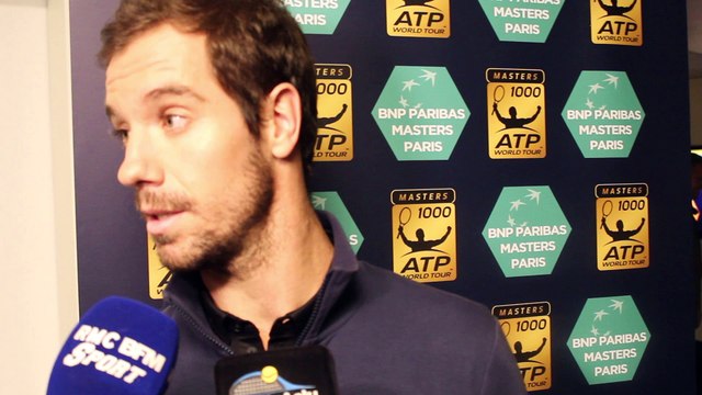 ATP - BNPPM 2016 - Richard Gasquet : J'ai eu peur de ne pas faire Paris-Bercy