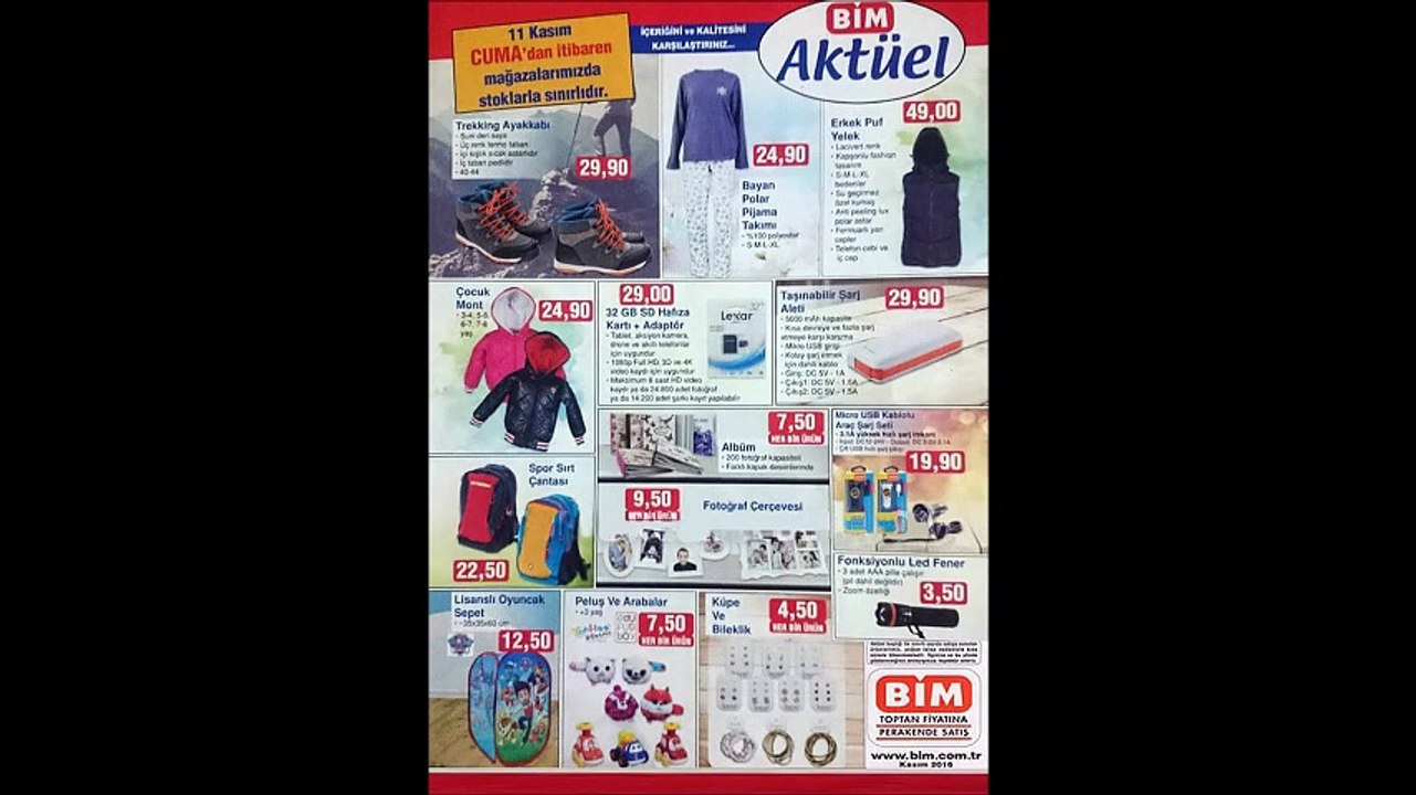 BİM 11 KASIM 2016