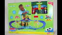 Sesame Street Speedway Cookie Monster, Elmo, Lightning McQueen Disney Cars Haulers Micro Drifters