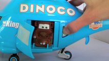 Talking Dinoco Helicopter Transporter Mini Adventures Cars Rotor Turbosky Mater Lightning McQueen