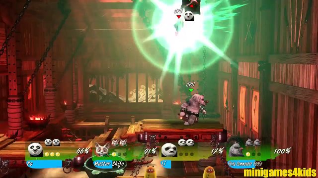 Kung Fu Panda Showdown of Legendary Legends - Po vs Shifu, Li and Rhino