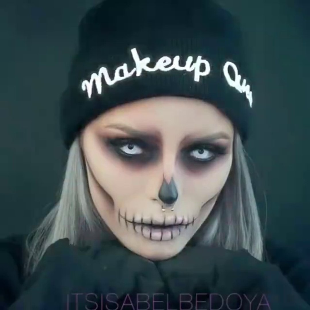Halloween Skull Makeup How To Do Halloween Makeup - Halloween Tutorial - video Dailymotion
