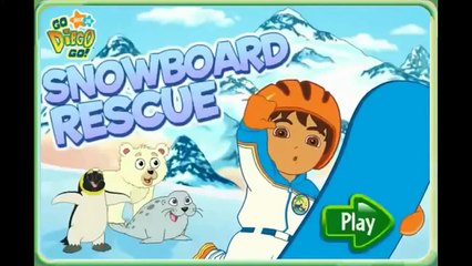 Go Diego Go 3D - Diegos Snowboard Rescue Game