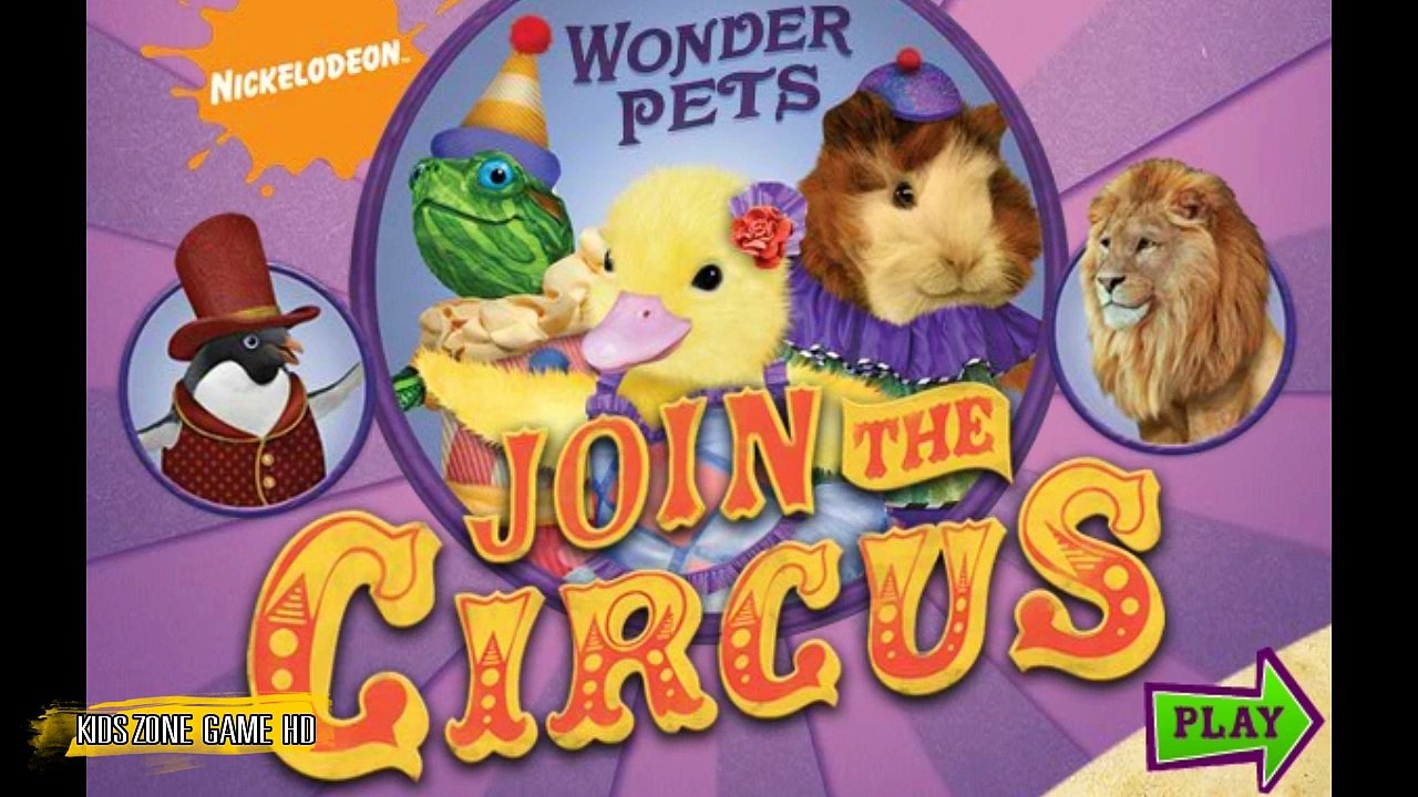 Wonder Pets join the Circus - The Wonder Pets Save the Circus - Games for Kids