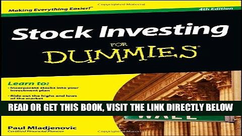 [Free Read] Stock Investing For Dummies Free Online