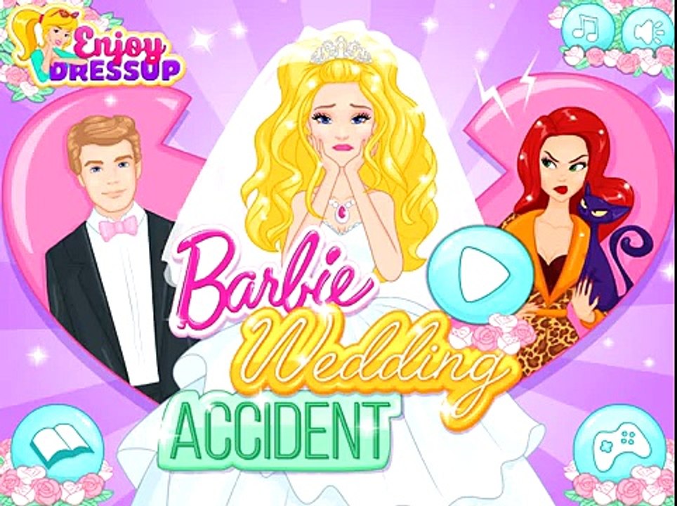 Funny Disney Princess Barbie Games - Barbie Wedding Accident