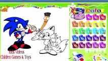 Sonic The Hedgehog Coloring Pages For Kids - Sonic The Hedgehog Coloring Pages Games