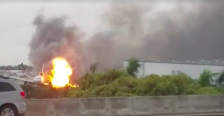 FedEx Plane Explodes at Fort Lauderdale Airport