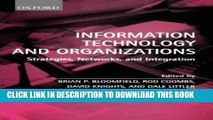Collection Book Information Technology and Organizations: Strategies, Networks, and Integration