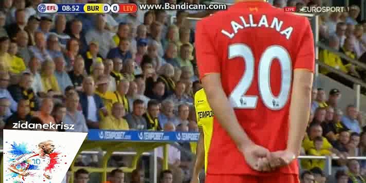 Liverpool 1st Big Chance - Burton Albion vs Liverpool FC - 23/08/2016
