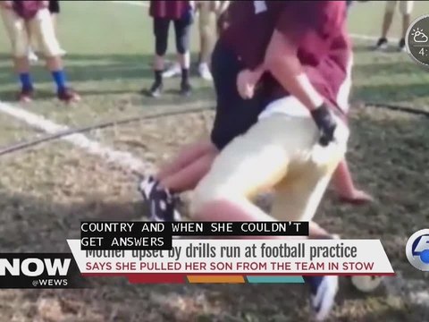 Stow mother speaks out about dangerous youth football drills- Tara Molina