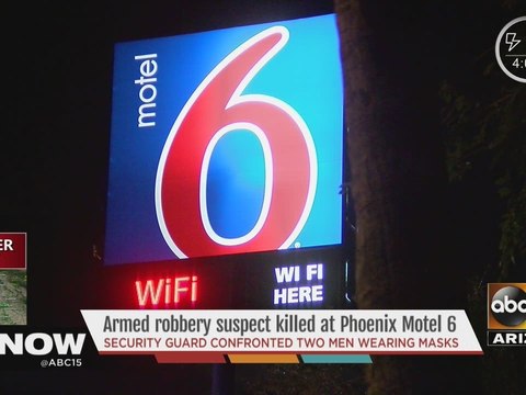 Alleged robber dead after attempting to rob Phoenix motel