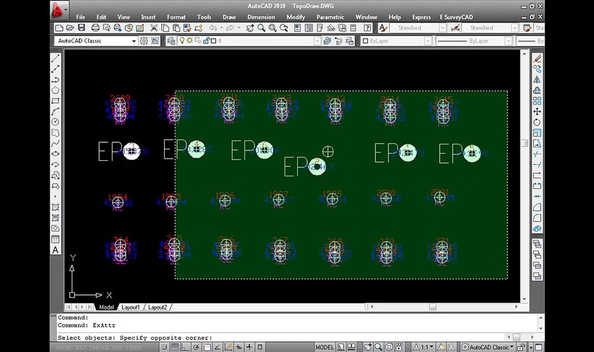 TOPOMAP - Creating Attributes to Modify Drawing
