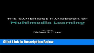 [PDF] The Cambridge Handbook of Multimedia Learning (Cambridge Handbooks in Psychology) [Full Ebook]