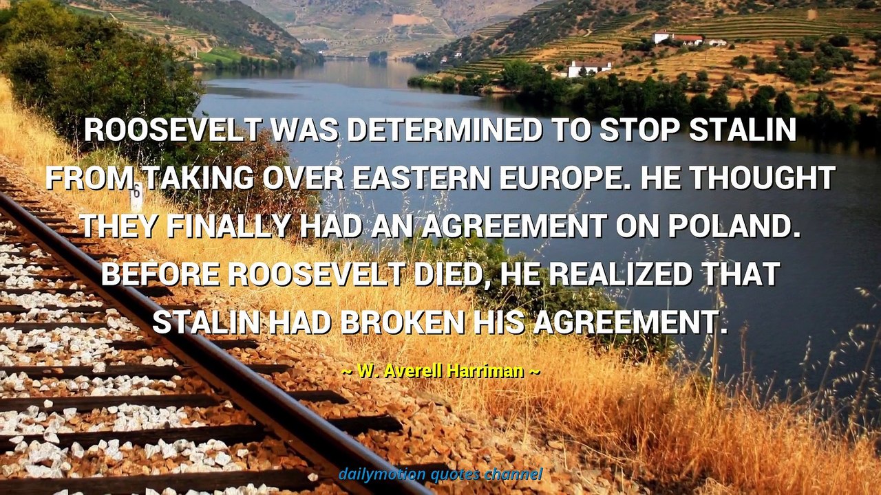 W. Averell Harriman Quotes #2