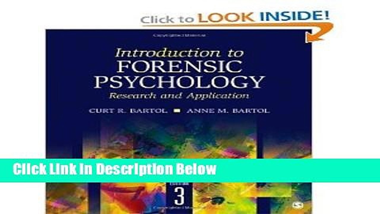 Download Introduction to Forensic Psychology: Research and Application 3rd (Third) Edition Full