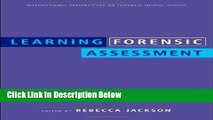 Books Learning Forensic Assessment (International Perspectives on Forensic Mental Health) Free