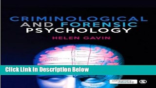 Books Criminological and Forensic Psychology Full Online