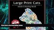 Big Deals  Large Print Cats: A Simple Adult Coloring Book with Over 35 Large and Easy Prints  Best