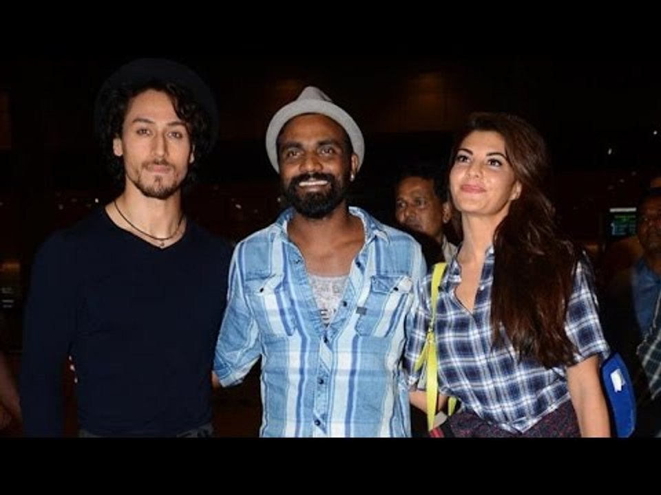 Team A Flying Jatt Spotted At The Airport | Tiger Shroff, Jacqueline Fernandez & Remo D’Souza