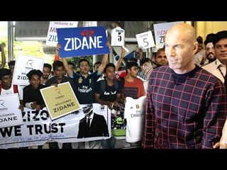 Zinedine ZIDANE Arrives With Wife Veronica At Mumbai Airport