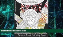 Big Deals  Animal Adult Coloring Book: Nature Patterns for Creativity   Calm (Beautiful Adult