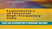 [PDF] Econometrics of Financial High-Frequency Data Popular Colection