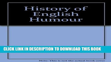 [PDF] History of English Humour Full Colection