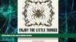 Big Deals  Enjoy the Little Things: 50 Imaginative Insects and Small Bird Patterns (coloring books
