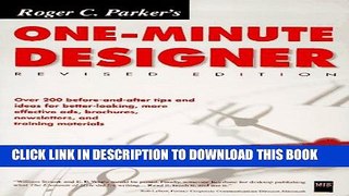 [Read PDF] Roger C. Parker s One-Minute Designer Download Online