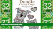 Big Deals  Doodle Cats   Dogs: Adult Colouring Book: Stress Relieving Cats and Dogs Designs for