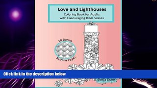 Big Deals  Love and Lighthouses: Coloring Book for Adults with Encouraging Bible Verses  Best