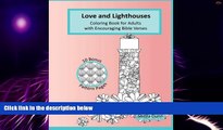 Big Deals  Love and Lighthouses: Coloring Book for Adults with Encouraging Bible Verses  Best