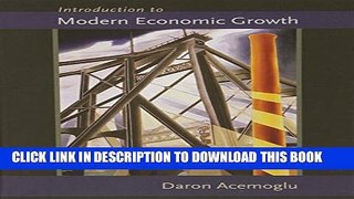 [PDF] Introduction to Modern Economic Growth Full Online